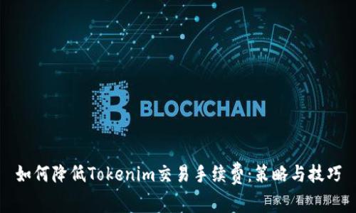 如何降低Tokenim交易手续费：策略与技巧